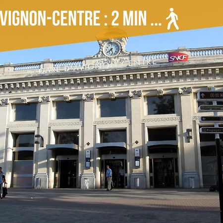 Le Rive Droite - Gare Centre - Wifi - Terrasse - Face Remparts Apartment Avignon Bagian luar foto